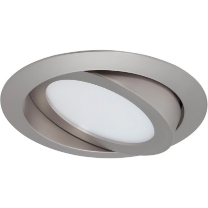 Briloner Sada 3 ks vestavných LED svítidel nikl otočná V: 3,4 cm průměr: 14 cm,