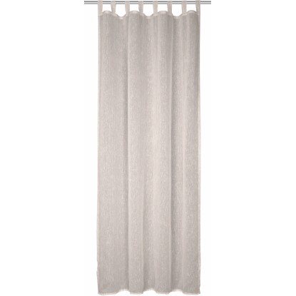 Závěs s poutky Ravenna, len, 245 x 135 cm