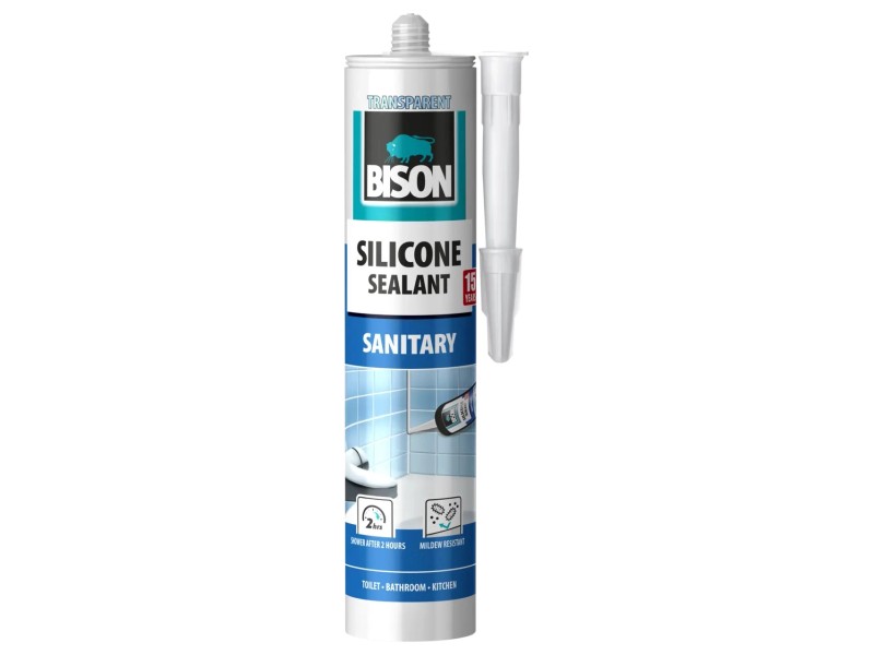 BISON Sanitární silikon čirý, 280 ml koupit v OBI