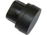 Gardinia Koncovka Industrial Home, černá, 2 ks, pr. 2,5 cm