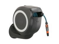 GARDENA Nástěnný box RollUp M bílý se samonavíjecí hadicí 11 mm, 20 m