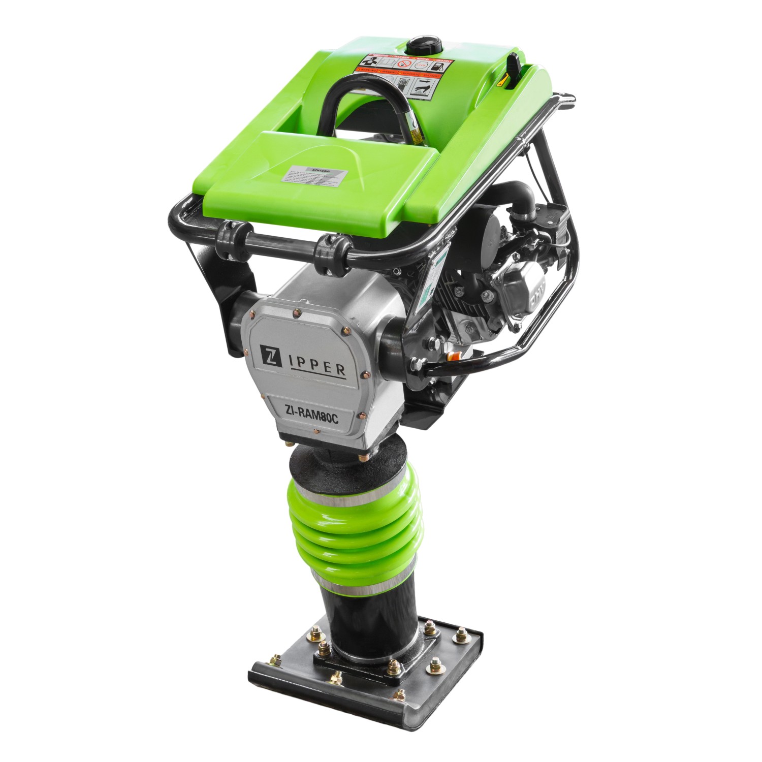 Zipper Vibrační pěch ZI-RAM80C 80 kg včetně podvozku