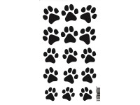 Crearreda Samolepicí dekorace 59017 motiv otisk tlapek, vel. S Crearreda Samolepicí dekorace 59017 motiv otisk tlapek, vel. S