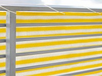 Floracord Balkonová zástěna HDPE, žluto-bílá, 180 g/m2, 500 x 90 cm
