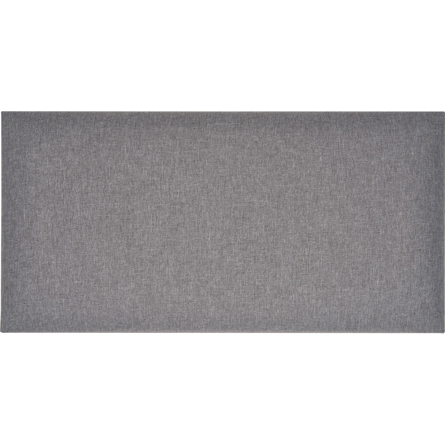 Nástěnný polstr obdélník 60 cm x 30 cm tmavě šedý strukturovaný