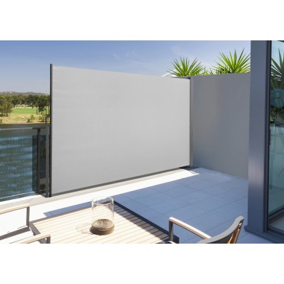 Gartenfreude Zatahovací boční markýza, světle šedá, 160 x 300 cm