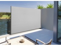 Gartenfreude Zatahovací boční markýza, světle šedá, 160 x 300 cm