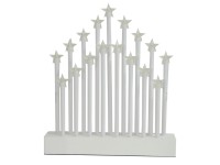 Vánoční LED elektrický svícen 17 svíček, 27,7 x 26 x 4 cm