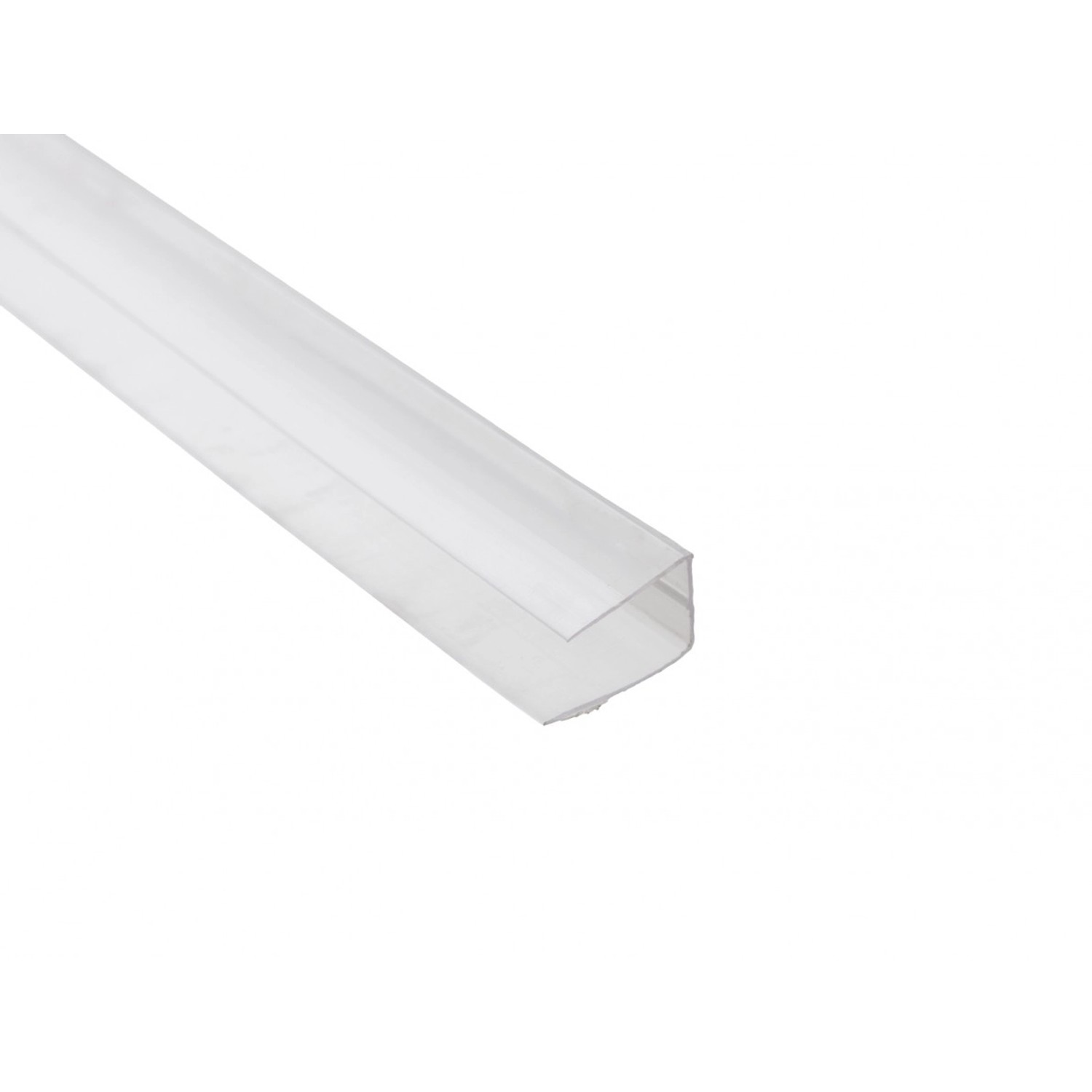Spojovací U-profil Guttagliss transparentní 1,0 cm x 210 cm