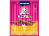 Vitakraft Pochoutka pro kočky Cat Stick mini drůbež a játra, 3 ks