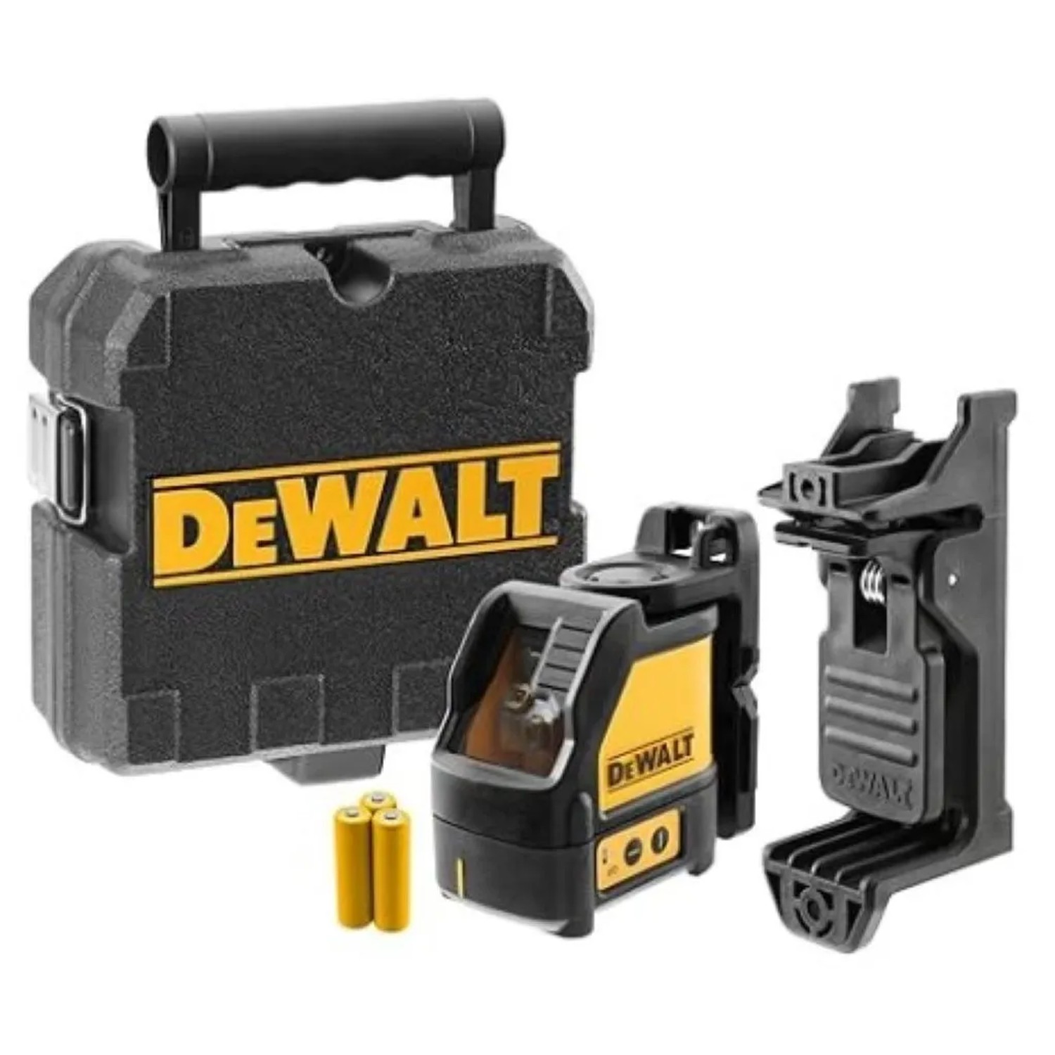 DeWALT Červený samonivelační křížový laser DW088K-XJ