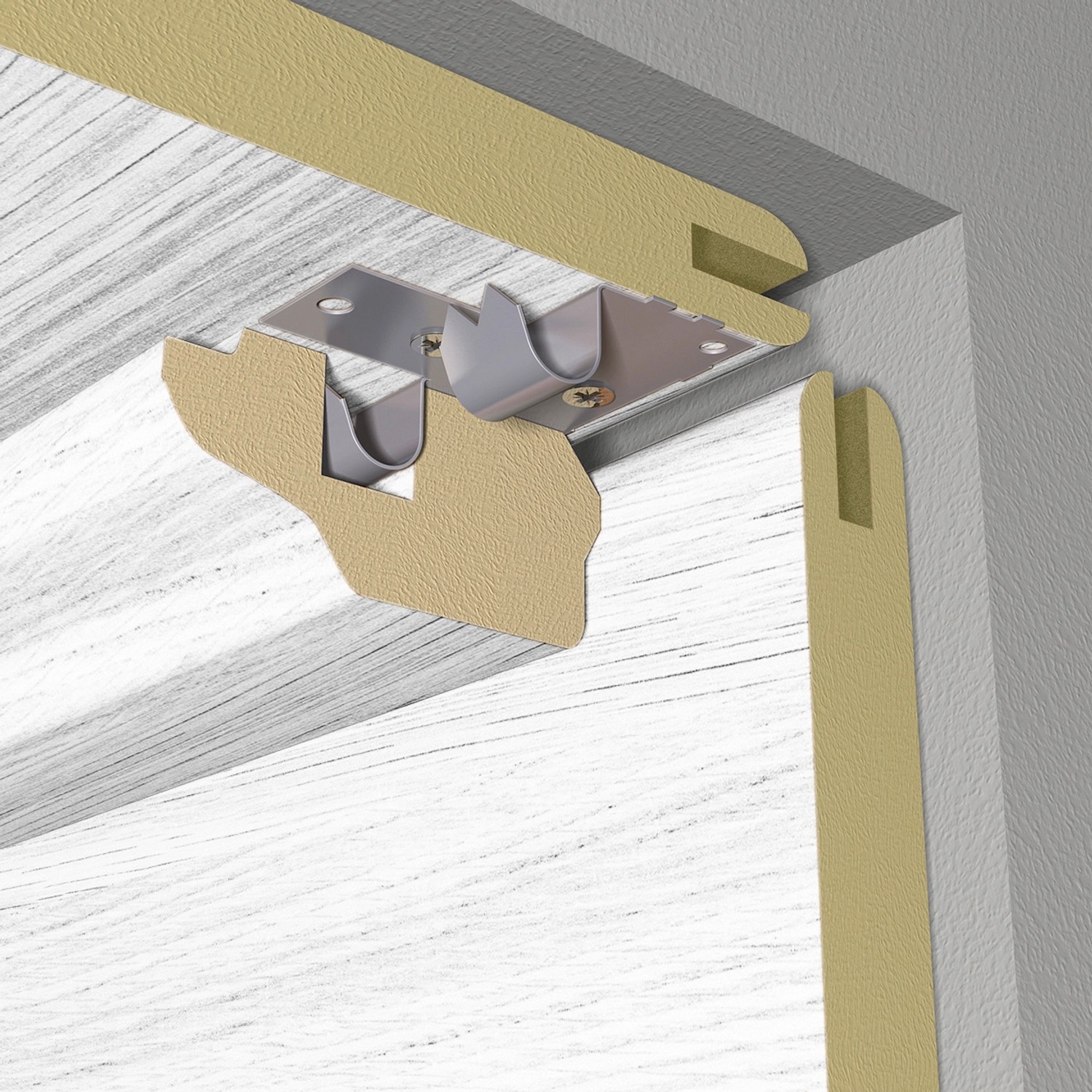 Stropní ukončovací lišta bílá 16 mm x 36 mm délka 2 600 mm