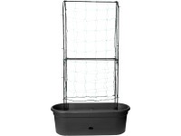 elho Květináč Green Basics Veggie Wall černý, 80 x 26 x 31 cm