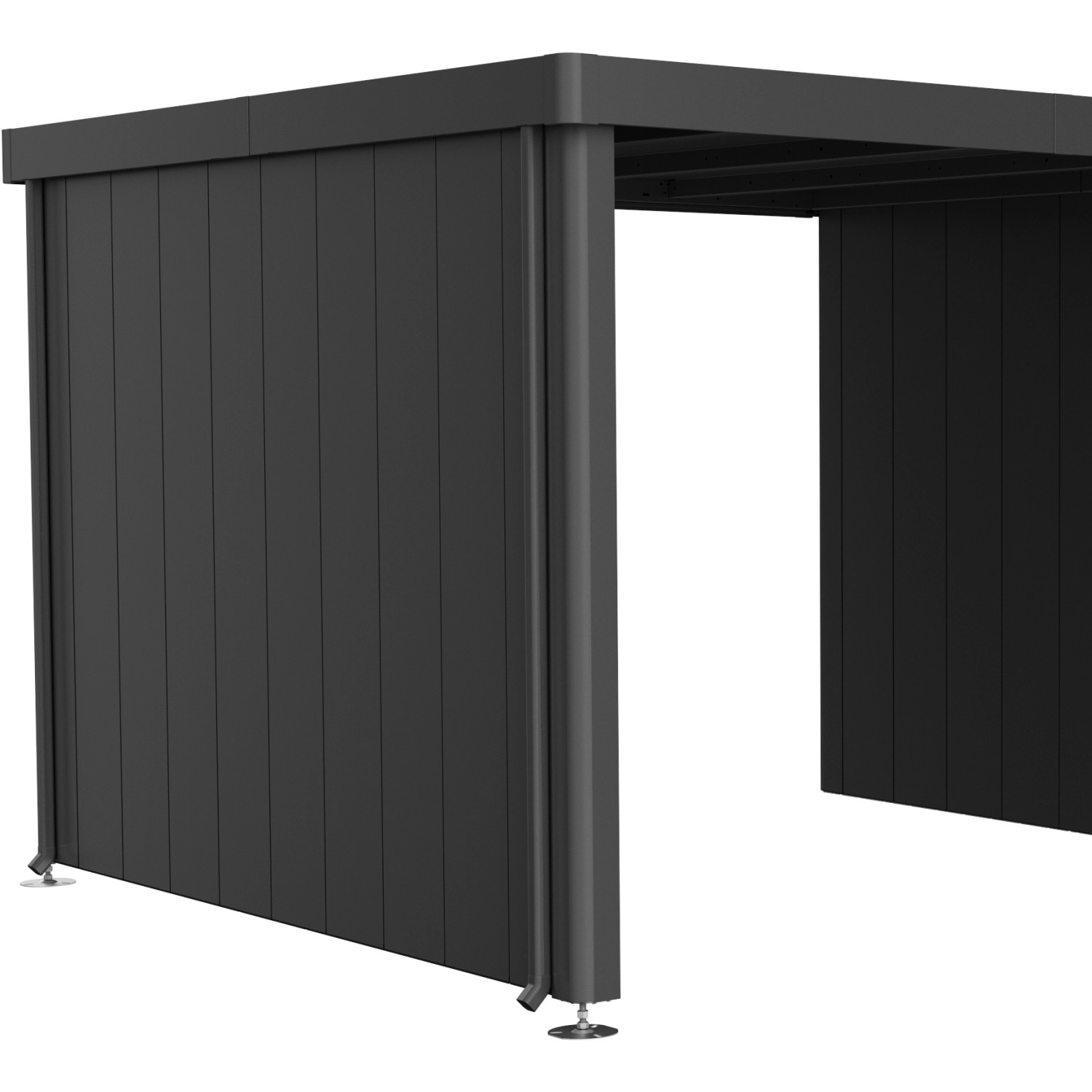 Biohort Boční stěna pro boční stříšku k domku Neo 3A, 3B, 3C, 3D šedá