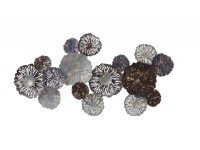 FALC Nástěnná kovová 3D dekorace 17SMA0696, 135 x 66,5 x 3 cm