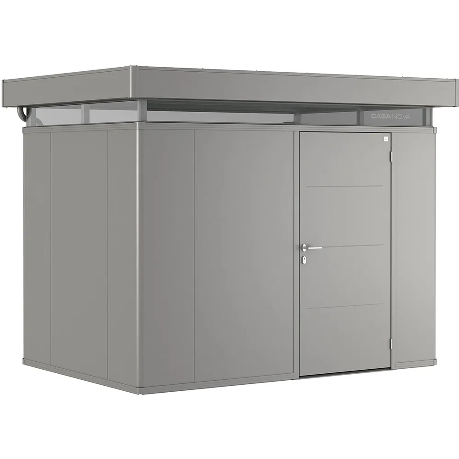 Biohort Plechový zahradní domek CasaNova 3 x 2 křemenově šedá, 230 x 330 cm, P