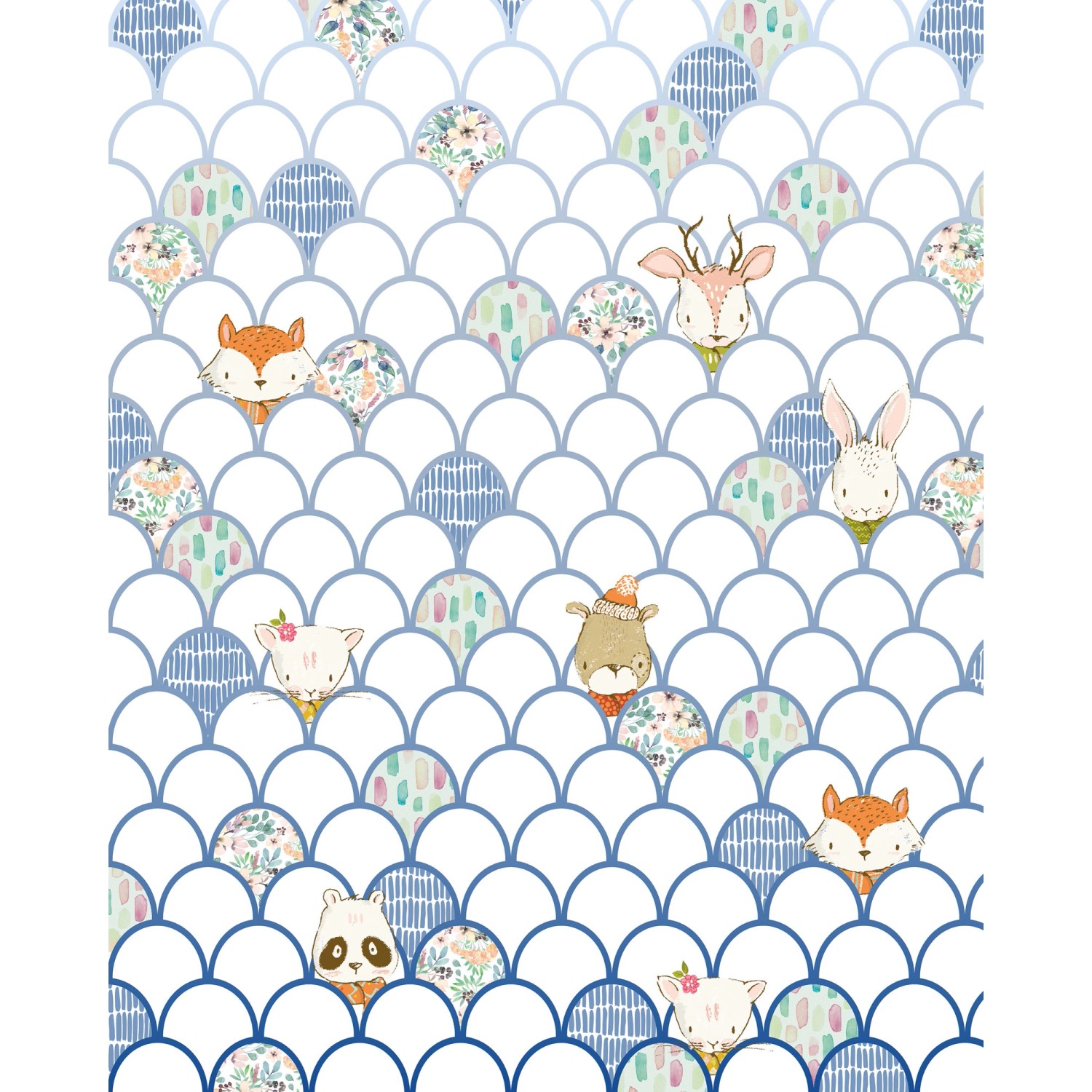 Komar Vliesová fototapeta Shelly White 200 x 250 cm