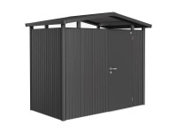 Biohort Plechový domek Panorama P1 stand. dveře, tm.šedá, 273 x 158 x 227 cm