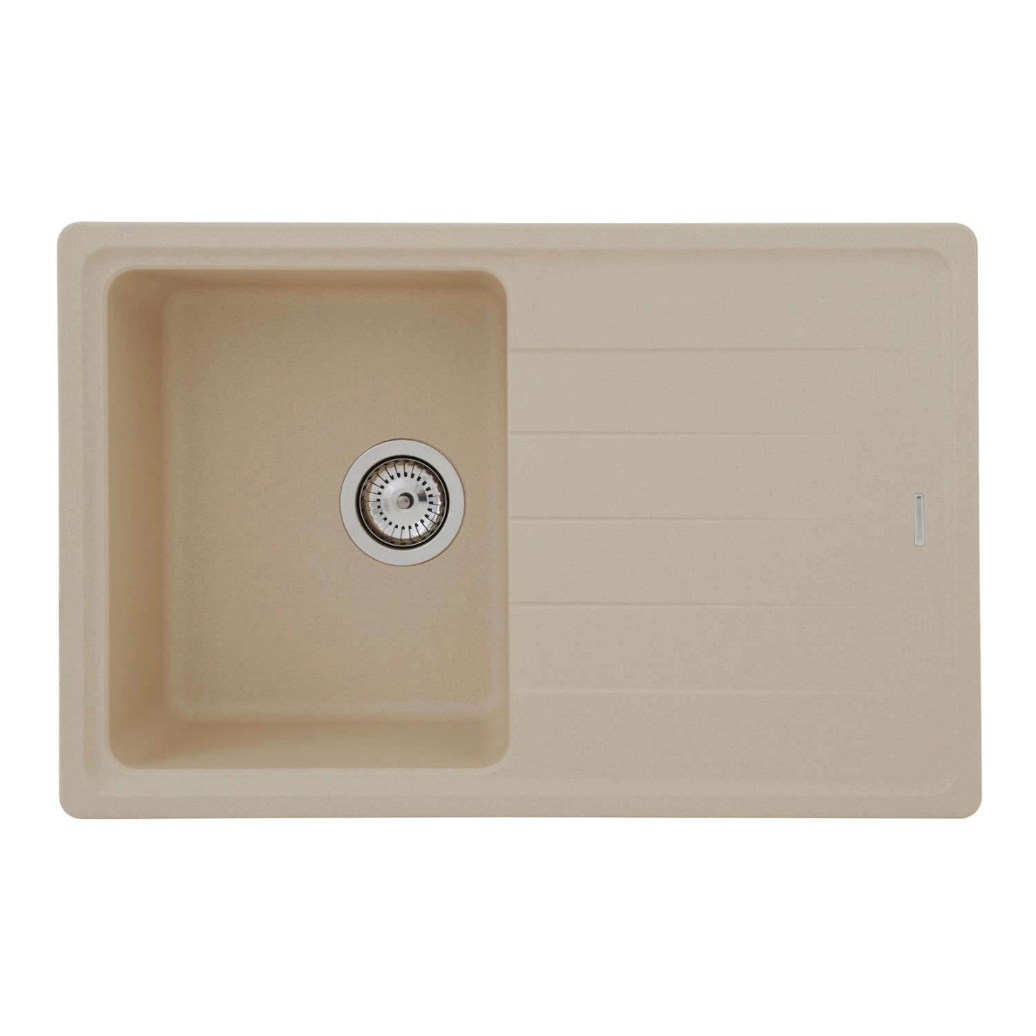 Respekta by Schock Granitový dřez Columbia pískově béžový 78 x 50 cm