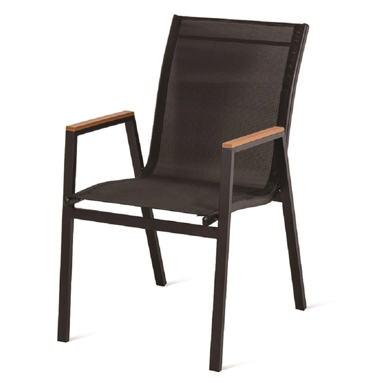 Zahradní židle Oslo, artwood/hliník, 87 x 55 x 65 cm