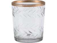 Svícen na čajové svíčky Desert Flower, sklo, čirý, 6,35 x 6,35 cm Svícen na čajové svíčky Desert Flower, sklo, čirý, 6,35 x 6,35 cm