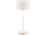 Reality Stolní LED lampa Jeff, 1,5W, 120lm, 3000K, matná bílá, pr. 12,6 x 30 cm