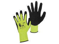 CXS Pracovní rukavice WAYNA, máčená v latexu, blistr, vel. 07