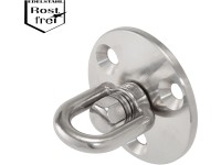 Conacord Stropní držák s obratlíkem, nerezová ocel, pr. 80 mm Conacord Stropní držák s obratlíkem, nerezová ocel, pr. 80 mm