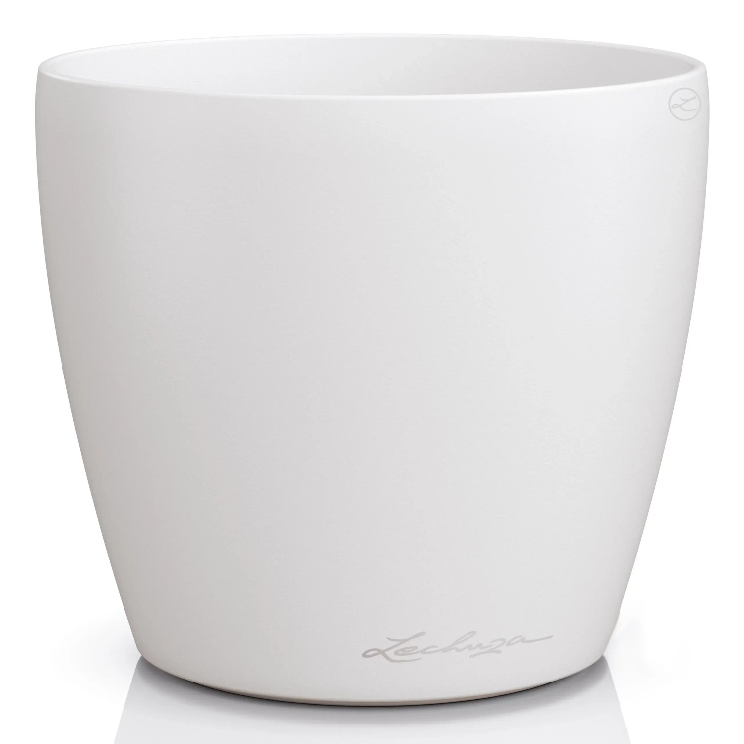 Lechuza Květináč CLASSICO Color SINGLE 14 bílá pr. 15 x 13,5 cm