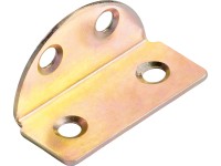 Úhelník pro dřevotřískové desky, žlutě pozinkovaný, 40 mm x 19 mm