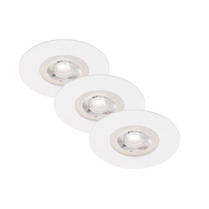 Briloner Vestavná LED svítidla Kulana sada 3 ks, 4,9W, 480 lm, 3000 K, bílá