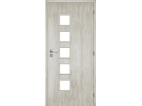 Voster Falcové interiérové dveře KORA 5/5, lakované, dub stříbrný, 60 P Voster Falcové interiérové dveře KORA 5/5, lakované, dub stříbrný, 60 P