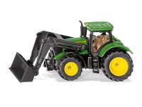 SIKU Kovový model Traktor John Deere 6215R s předním nakladačem