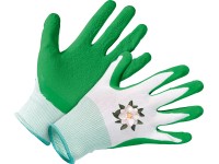 LUX Zahradní latexové rukavice zelené velikost 8