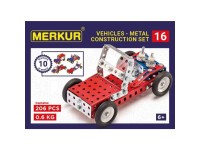 Merkur Dětská kovová stavebnice 016 Buggy, 206 dílků