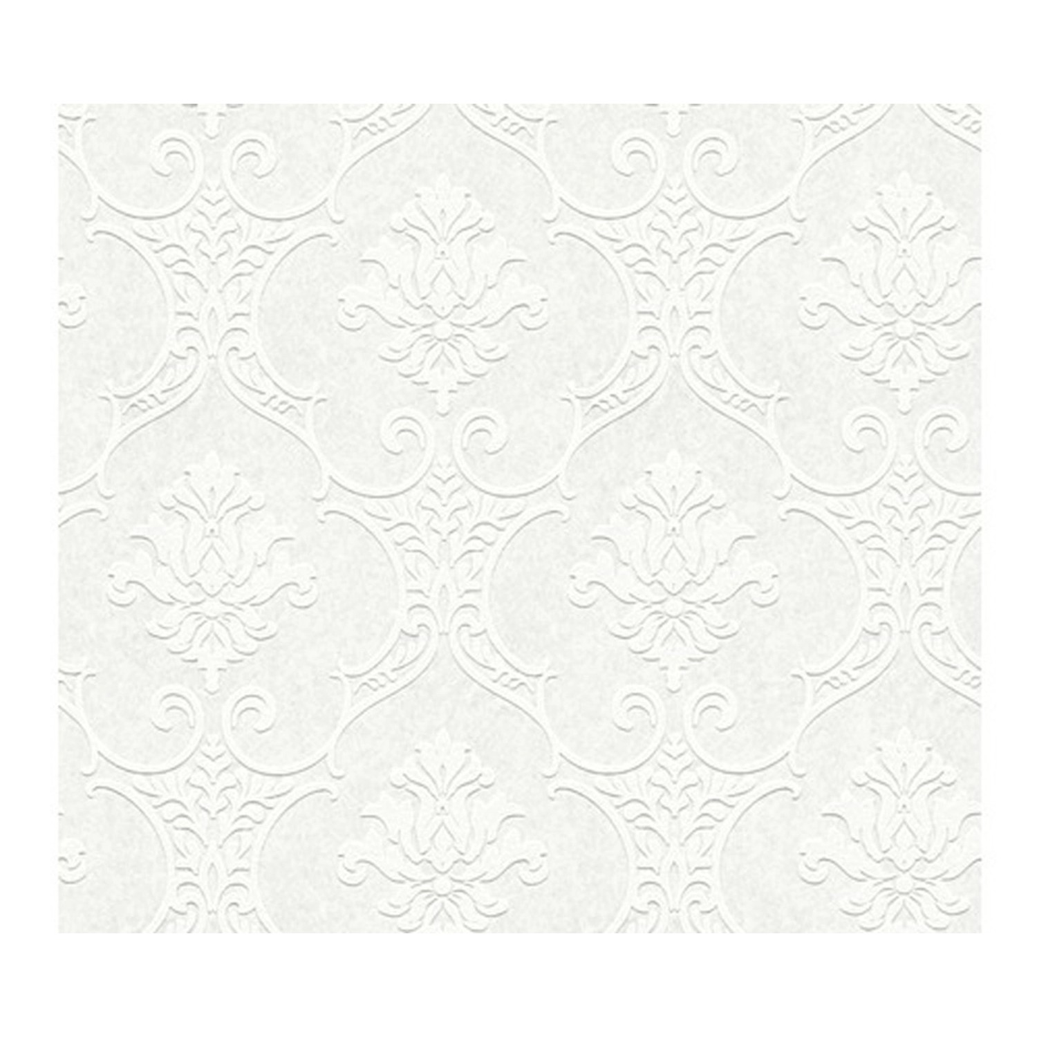 A. S. Creation Přetíratelná vliesová tapeta Meistervlies Creativ bílá 354761