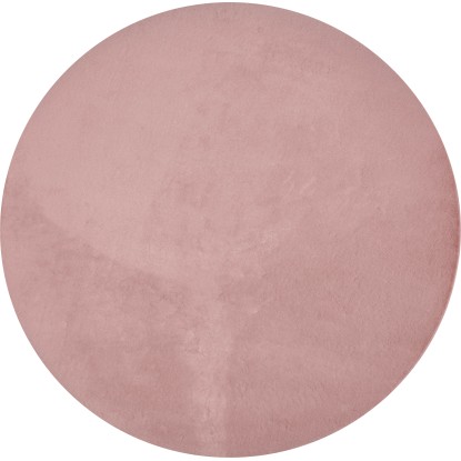 Kulatý koberec z mikrovlákna Midnight Mystery, růžový, průměr 90 cm