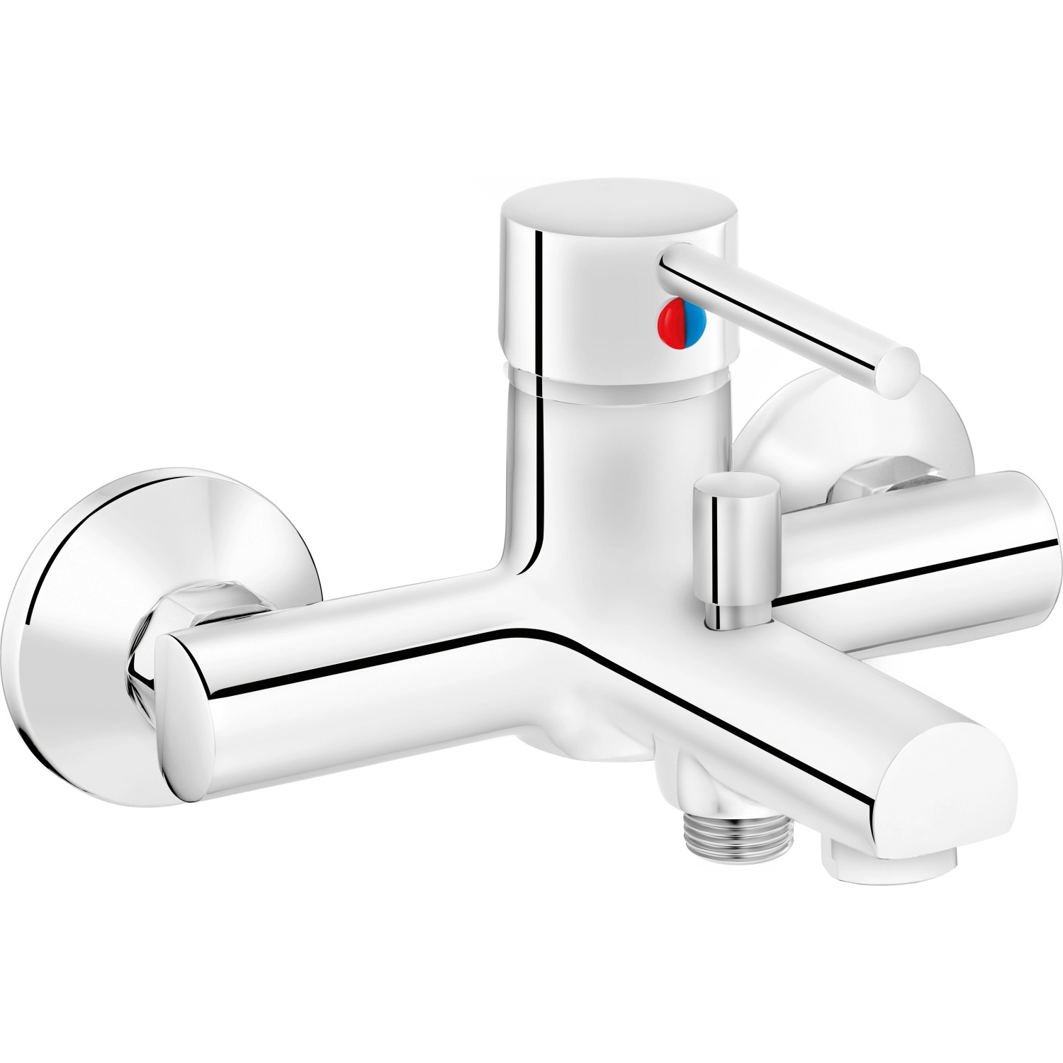 OBI Páková vanová napouštěcí baterie Style chromovaná rozteč 150 mm