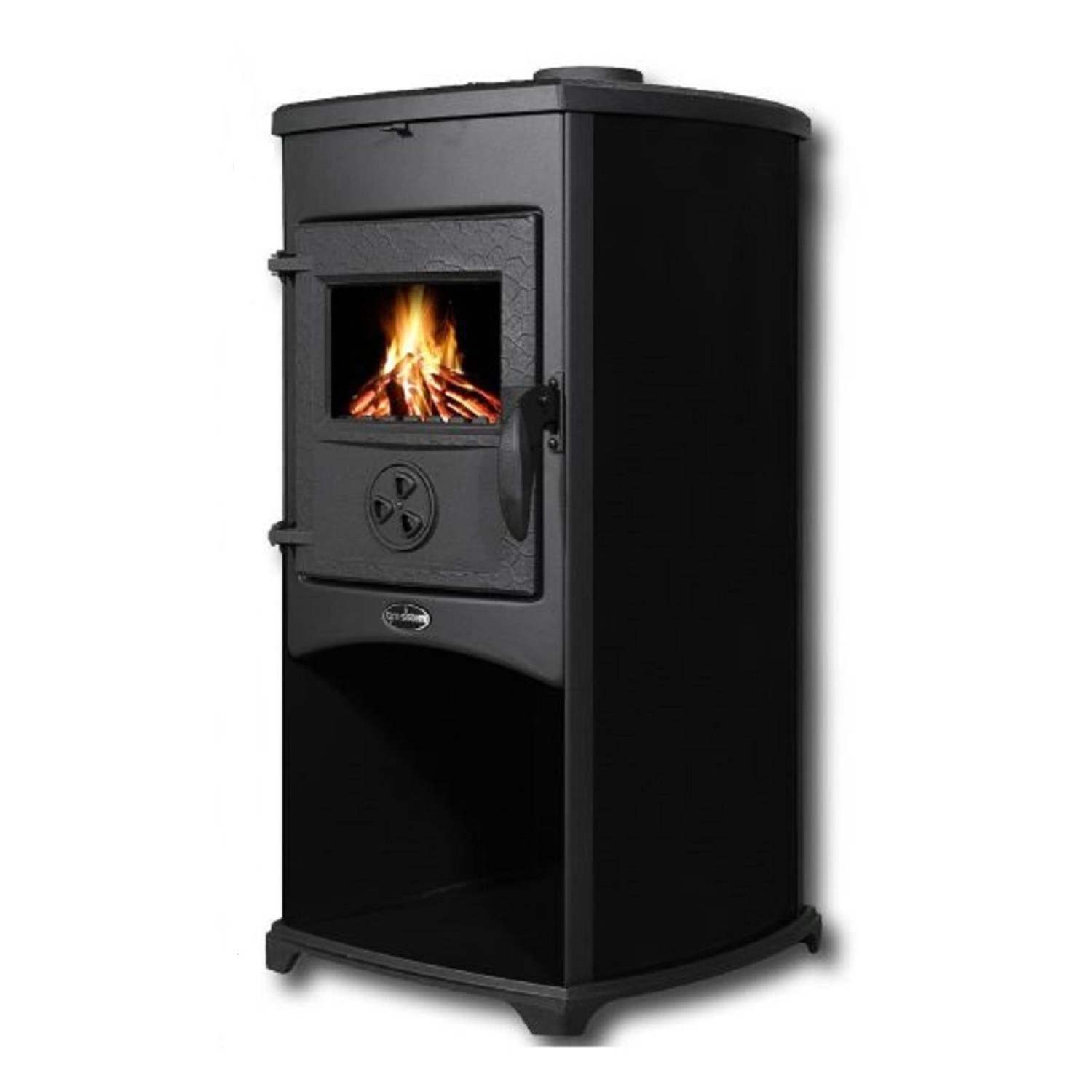 Tim Sistem Krbová kamna Nora ECO, 8,56 kW, černá, 91 x 48 x 46 cm