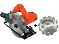 Black+Decker Kotoučová pila CS1250LA + 2 x pilový kotouč