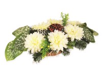 Podzimní dušičková dekorace chryzantéma, 80 x 35 cm