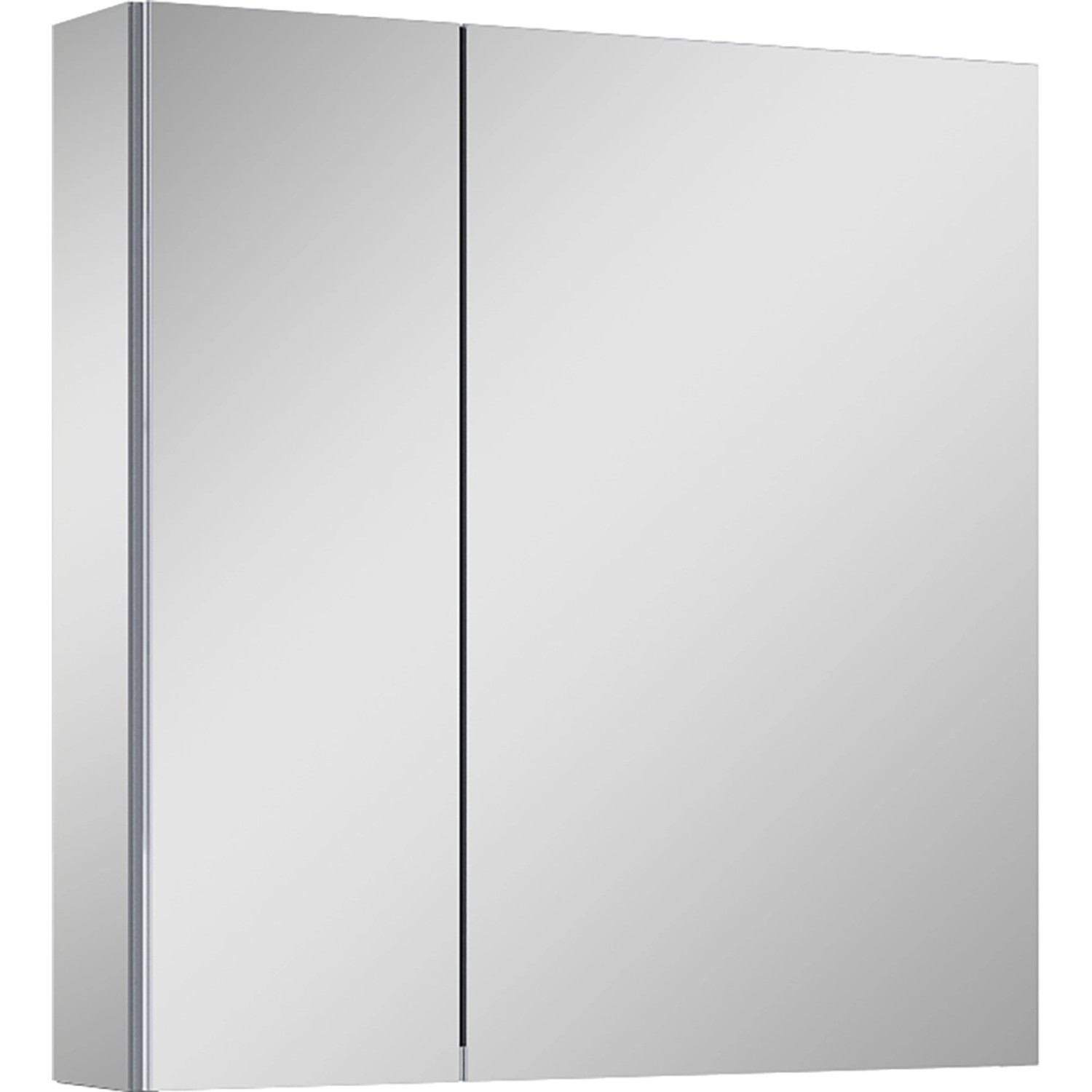 Maximus Zrcadlová skříňka Basic, 2 dvířka, zrcadlové strany, 60 cm