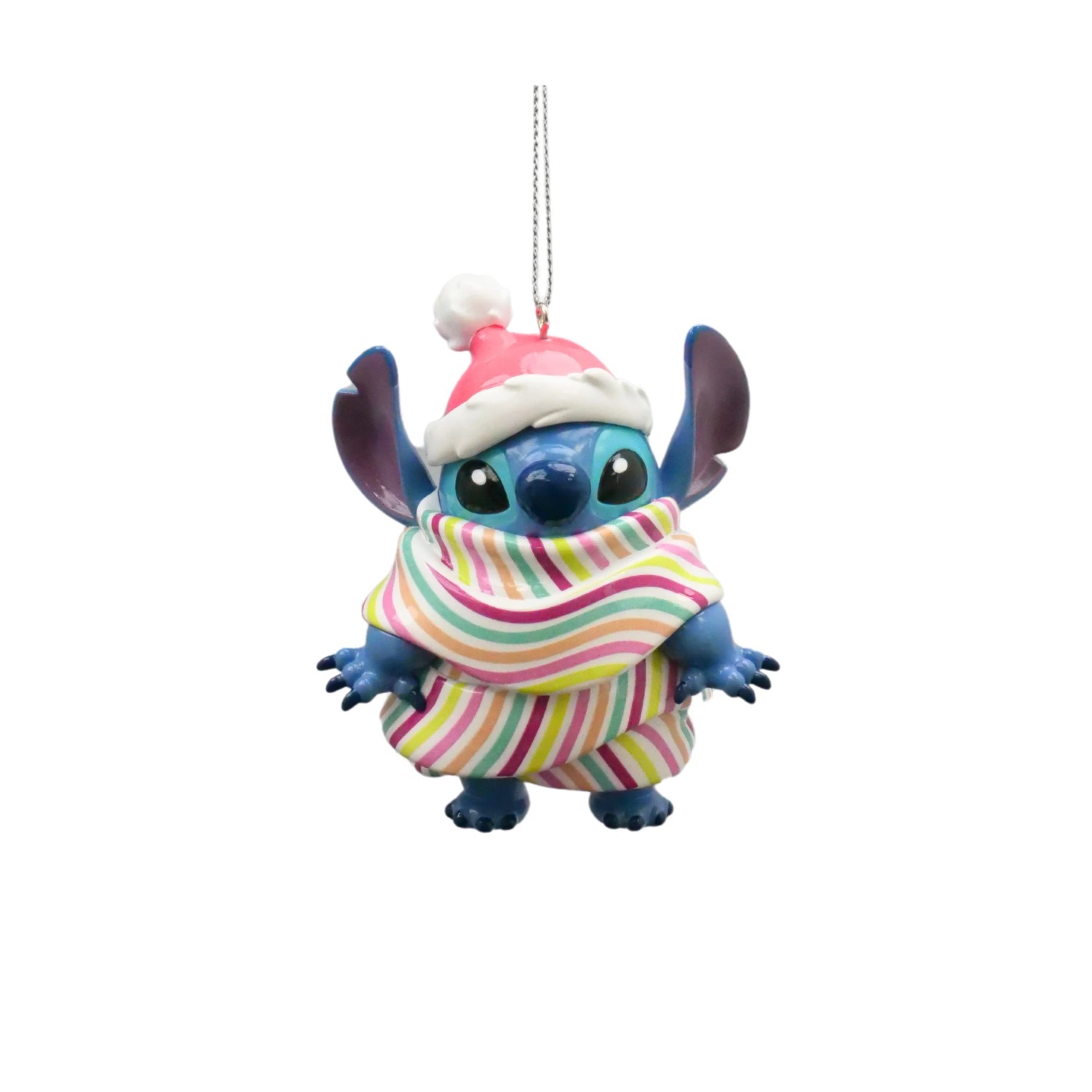 Disney Vánoční ozdoba Lilo&Stitch Stich se šálou 9 cm