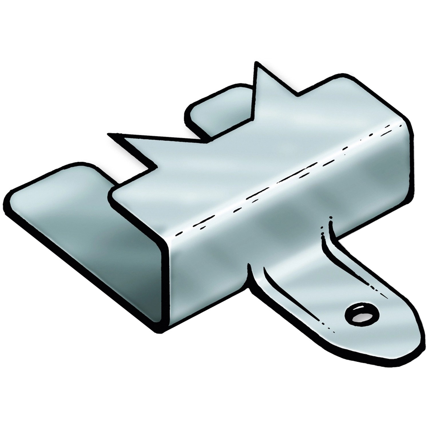 Profilová příchytka C3 pro nástěnné a stropní panely, 250 ks