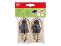 Swissinno SuperCat Dřevěná past na myši, 2ks Swissinno SuperCat Dřevěná past na myši, 2ks