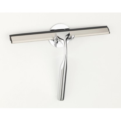 Wenko Koupelnová stěrka Terni Plus, nerezová ocel/silikon, 24,5 x 16,5 cm