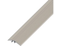 alfer Vyrovnávací profil Clipstech alu eloxovaný titanový do 10 mm, 40 x 1000 mm
