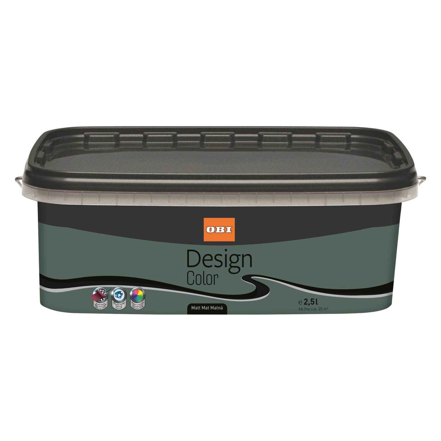 OBI Interiérová barva Design Color matná Eukalyptus 2,5 l