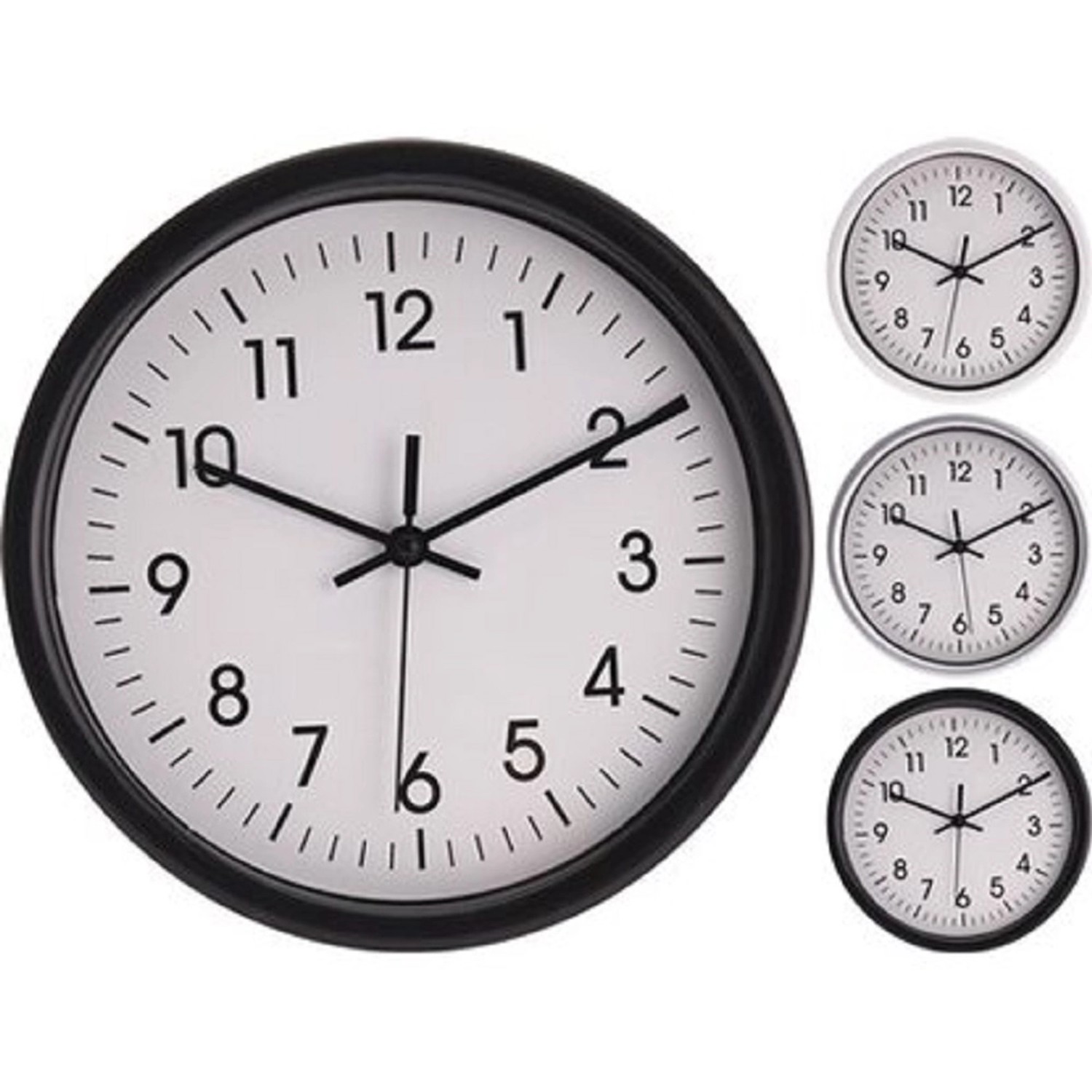 Nástěnné hodiny, pr. 20 cm, různé druhy