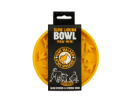 Kiwi Walker Protihltací miska a lízací podložka 2v1 PAW MINI, oranžová, pr. 14cm
